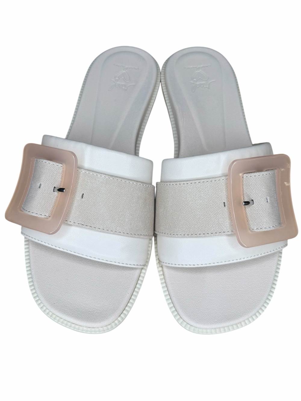 Reef Lana Buckle Slide Sandals White Natural Comfort Women’s 9 - Picture 3 of 12